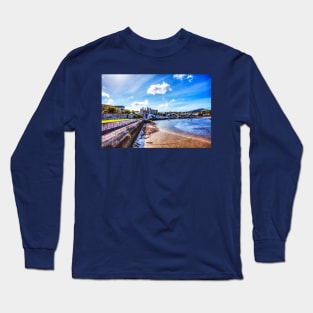 Conwy castle And Harbour Long Sleeve T-Shirt